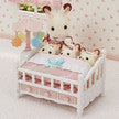 Load image into Gallery viewer, Calico Critters Crib with Mobile
