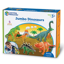 Load image into Gallery viewer, JUMBO DINOSAURS SET OF 5
