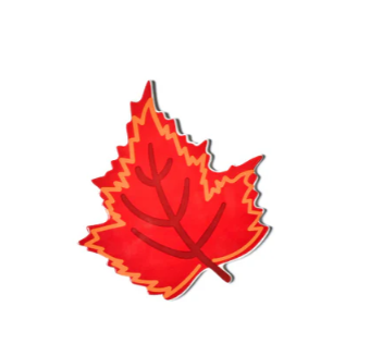 Red Fall Leaf Happy Everything Attachment Mini