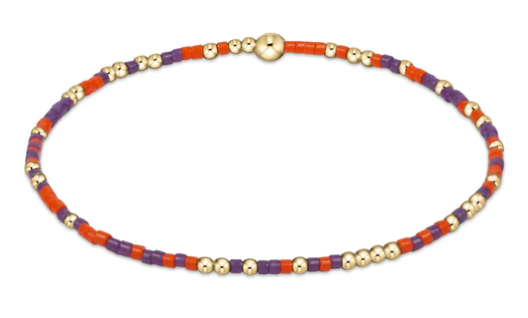 Enewton Gameday Hope Unwritten Bracelet - Bright Orange-Purple