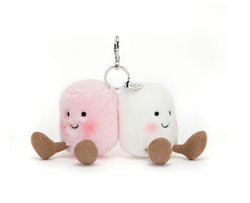 Amuseables Pair of Marshmallows Bag Charm