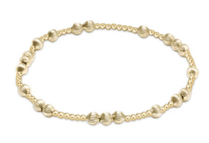 ENewton Hope Unwritten Dignity 4mm bead Bracelet - Gold