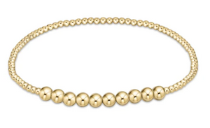 ENewton Classic Gold Beaded Bliss 2mm Bead Bracelet - 4mm Gold