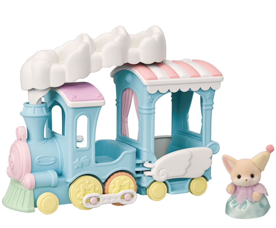 Calico Critters Floating Cloud Rainbow Train