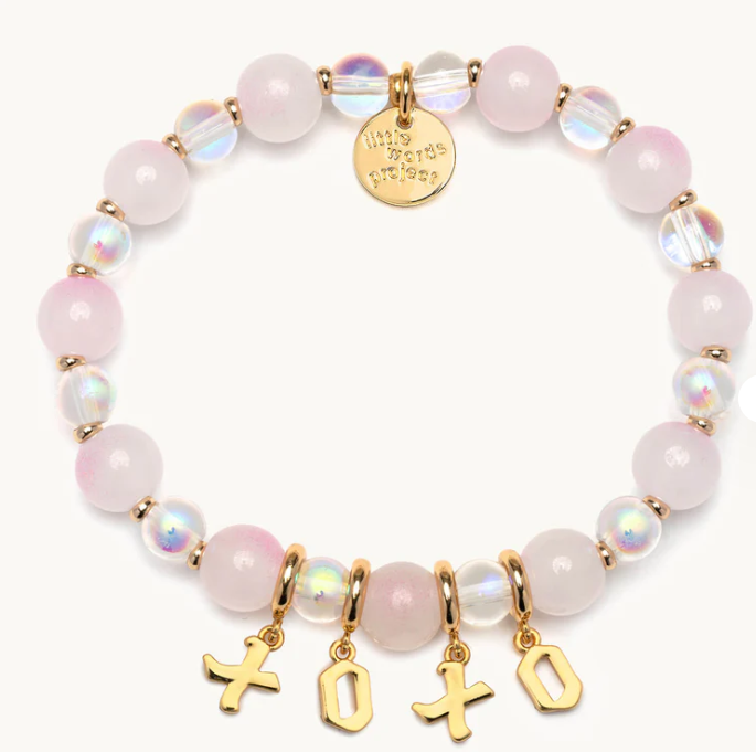 Little Words Project Bracelet S/M - XOXO Charm Bracelet - Love Club