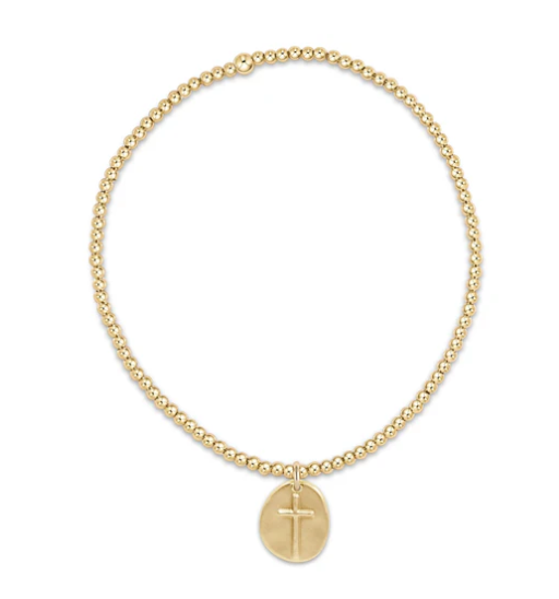 Enewton Extends - Classic Gold 2mm Bead Bracelet- Inspire Small Gold Charm