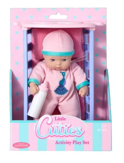 Madame Alexander Little Cuties - Nighty Night Playset