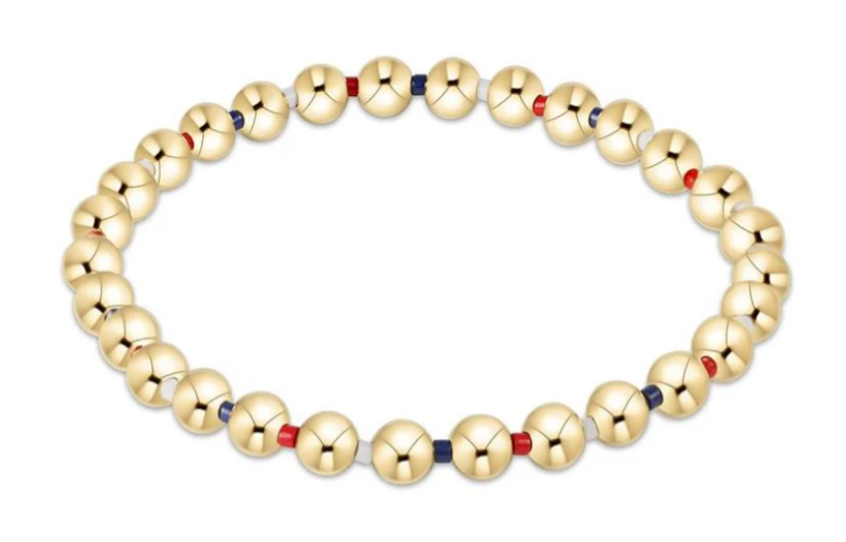 Enewton Hope Grateful 5mm Bead Bracelet - Firecracker