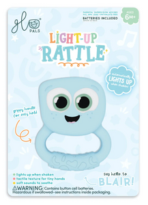 Glo Pals Light Up Rattle - Blair (Blue)