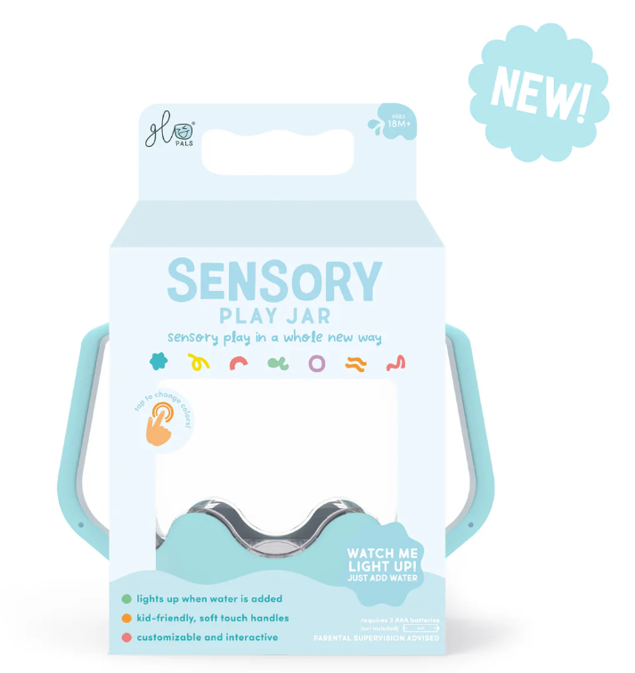 Glo Pals Sensory Play Jar - Frosty Fun Blue