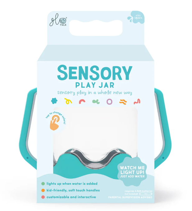 Glo Pals Sensory Play Jar - Surf's Up Blue