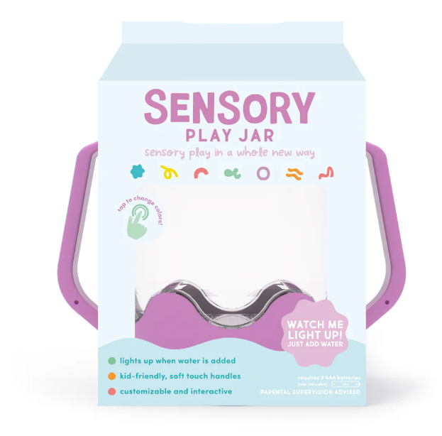 Glo Pals Sensory Play Jar - Stardust Purple