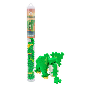 Plus Plus 70 pcs  Tube - Emerald Elephant