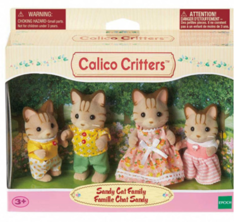 Calico Critters Sandy Cat Family