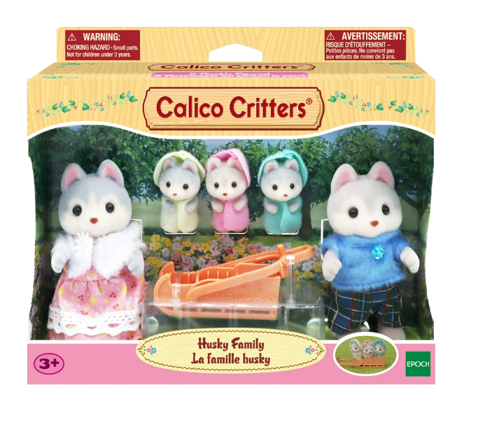 Calico Critters Husky Family