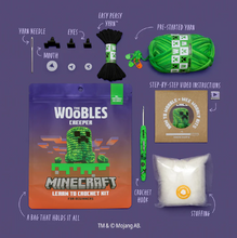 Load image into Gallery viewer, Woobles - Minecraft Creeper
