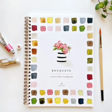 Load image into Gallery viewer, Emily Lex Watercolor Workbook - Bouquet
