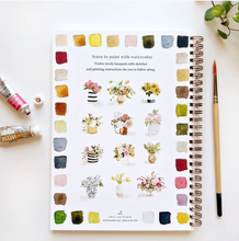 Load image into Gallery viewer, Emily Lex Watercolor Workbook - Bouquet
