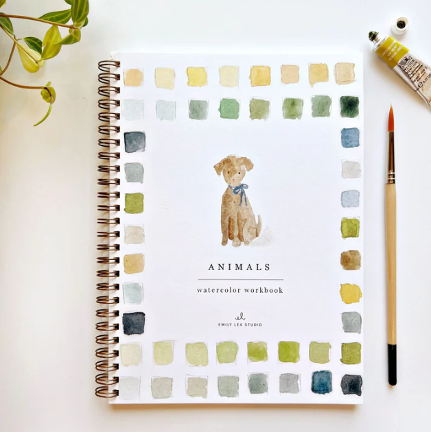 Emily Lex Watercolor Workbook - Animals