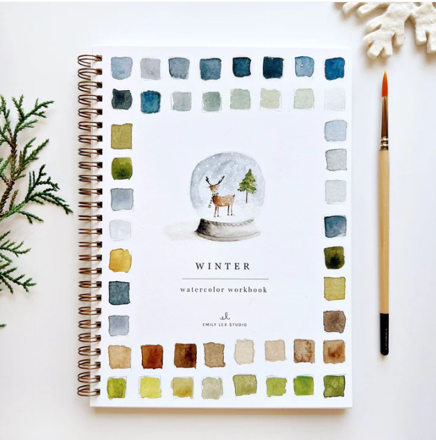 Emily Lex Watercolor Workbook - Winter