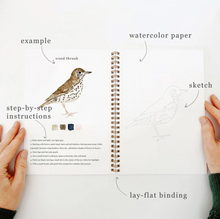 Load image into Gallery viewer, Emily Lex Watercolor Workbook - Birds
