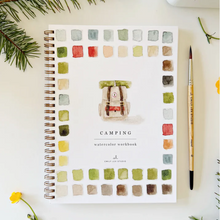 Load image into Gallery viewer, Emily Lex Watercolor Workbook - Camping
