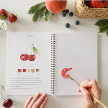 Load image into Gallery viewer, Emily Lex Watercolor Workbook - Fruit
