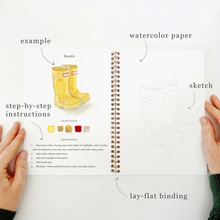 Load image into Gallery viewer, Emily Lex Watercolor Workbook - Garden
