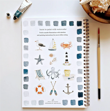 Load image into Gallery viewer, Emily Lex Watercolor Workbook - Seaside
