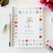 Load image into Gallery viewer, Emily Lex Watercolor Workbook - Tropical
