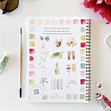 Load image into Gallery viewer, Emily Lex Watercolor Workbook - Tropical
