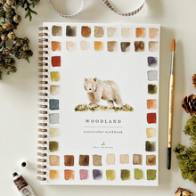 Load image into Gallery viewer, Emily Lex Watercolor Workbook - Woodlands
