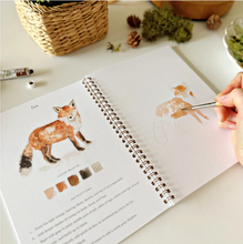 Load image into Gallery viewer, Emily Lex Watercolor Workbook - Woodlands
