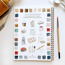 Load image into Gallery viewer, Emily Lex Watercolor Workbook - Baking
