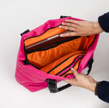 Load image into Gallery viewer, Pink Puffer - Layover Tote Bag
