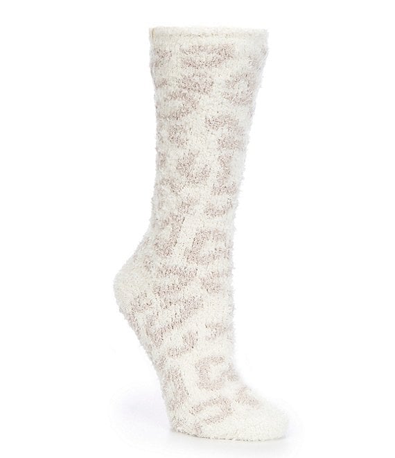 Barefoot Dreams CozyChic® Women's Barefoot In The Wild Socks Cream/Stone