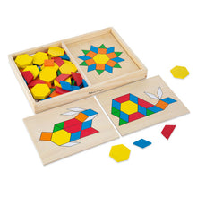 Load image into Gallery viewer, Pattern Blocks and Boards Classic Toy
