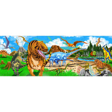 Load image into Gallery viewer, Land of Dinosaurs Floor Puzzle - 48 Pieces
