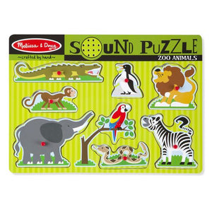 Zoo Animals Sound Puzzle -8 Pieces