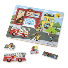Load image into Gallery viewer, Around the Fire Station Sound Puzzle
