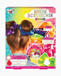 NEON TIE DYE Scrunchie Design Kit