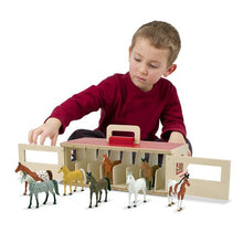Load image into Gallery viewer, Take-Along Show-Horse Stable Play Set
