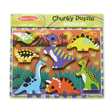Load image into Gallery viewer, Dinosaurs Chunky Puzzle - 7 Pieces

