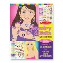 Load image into Gallery viewer, Jewelry &amp; Nails Glitter Stickers Pad
