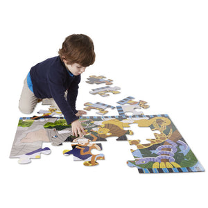 Safari Social Floor Puzzle - 24 Pieces