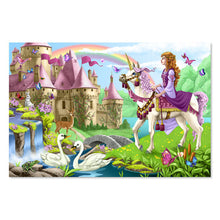 Load image into Gallery viewer, Fairy Tale Castle Floor Puzzle - 48 Pieces
