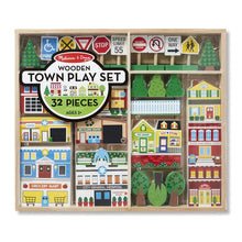 Load image into Gallery viewer, Wooden Town Play Set
