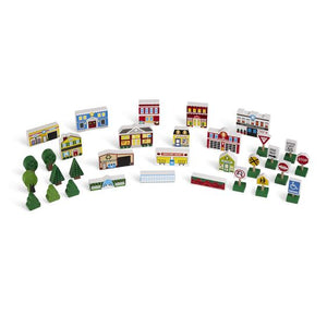 Wooden Town Play Set