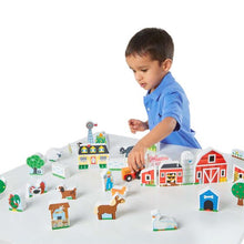 Load image into Gallery viewer, Wooden Farm &amp; Tractor Play Set
