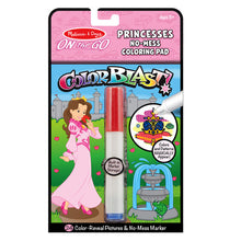 Load image into Gallery viewer, On the Go ColorBlast No-Mess Coloring Pad - Princess
